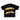 Gold 'Grillz' Black Tee